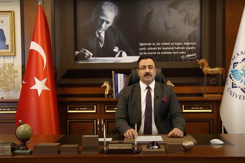 SAYIN REKTÖRÜMÜZ PROF. DR. EKREM KALAN’IN SELAMLAMA KONUŞMASI